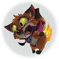 burning fox