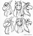 Obsidian faces