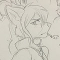 Introducing R.C. Blue, sketches by ThatWildMary