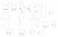 A.C.H. Bunny (Clean reference sheet)