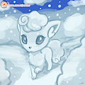 Alola Vulpix by lumineko