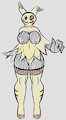 Anthro Mimikyu Sketch by ForbiddenKnights2