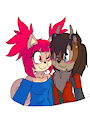 Sketch for NegiX77: Sebbie and Maple c: