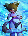 Black Bikini Boy (June Patreon Print)