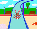 Amy in the Park - Big Slide