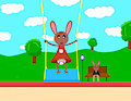 Amy in the Park 2 - Swing