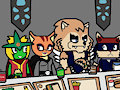 Wolfshade and Lumikrank kids' lunchtime
