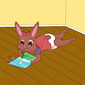 Amy Drawing a picture -By l1llily-