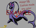 adopt 5$ custom aquade by CosmicXLight
