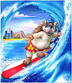 Barrel Surfing Bobby by BobbyThornbody