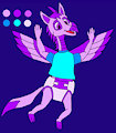 Murasaki jumping for joy digital coloring by Kijibwa