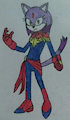 Captain Marvel - Blaze the Cat