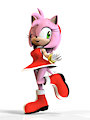Amy Rose 3d