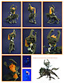 Link and Midna Figurine by aachichan