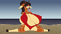 Goddess of the Beach - Giraffe