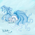 Ice Foxes by AnkokuFlare