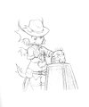 Estrid archaeologist  by RisingDragon