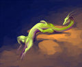 Slender Pinup - Lounging by Creoste