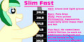 My OC Pony Slim Fast Bio