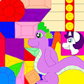 MLP Yu-Gi-Oh Card Art MLP Spike