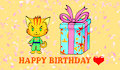 Happy late birthday for whitecacao by Dcatkuro