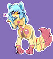 colourful fox chibi by AngelCakexoxo