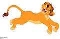 Pouncing like Simba <3 by naughtywhiskers