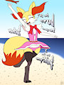 Princess of the Beach: Braixen
