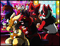 :c: Lucario night at Paradise Sanctuary part 1: the bar  by Din