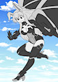 Flying bunny by Hitori09