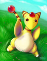 Cute Ampharos by Iggi
