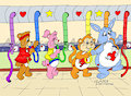Care Bears Inflating [Commission]