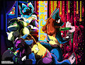 :c: Lucario night at Paradise Sanctuary part 3: the backroom by Din