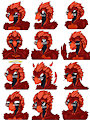 Telegram stickers for Mordecai by Kazhiru