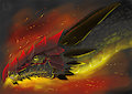 Portrait - FireDragon by besonik