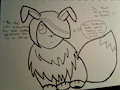 Shiny Eevee Cub by ScarlettBlood13