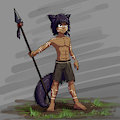 Daji the tribal werewolf boy by DakkaWoof