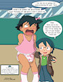 Ash's Second Diaper Dress Penalty at Max's Gym! by EmperorCharm