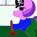 Pirate Amethyst Star Mops the Floor Request