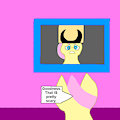 Fluttershy Watches FiM Request