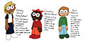 Superhero characters!