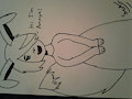 This is Amaya. She is a shiny eevee. by ScarlettBlood13