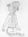 [Sketch of the day] Furious cat by mellopaw