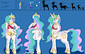 [Commission] Celestia/Molestia Ponytaur Reference Sheet