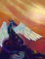 Aurora dragon sunset- Finished  by Shariea