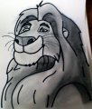 Mufasa Shading Practice  by Krew