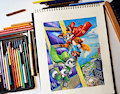 SuperArt and DynoBiro by pandapaco