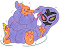 (Updated) Pokemon Hypnosis: Charizard and Arbok by KnightRayjack