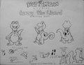 Izzy the Lizard Reference Sheet