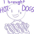 I brought hotdogs~